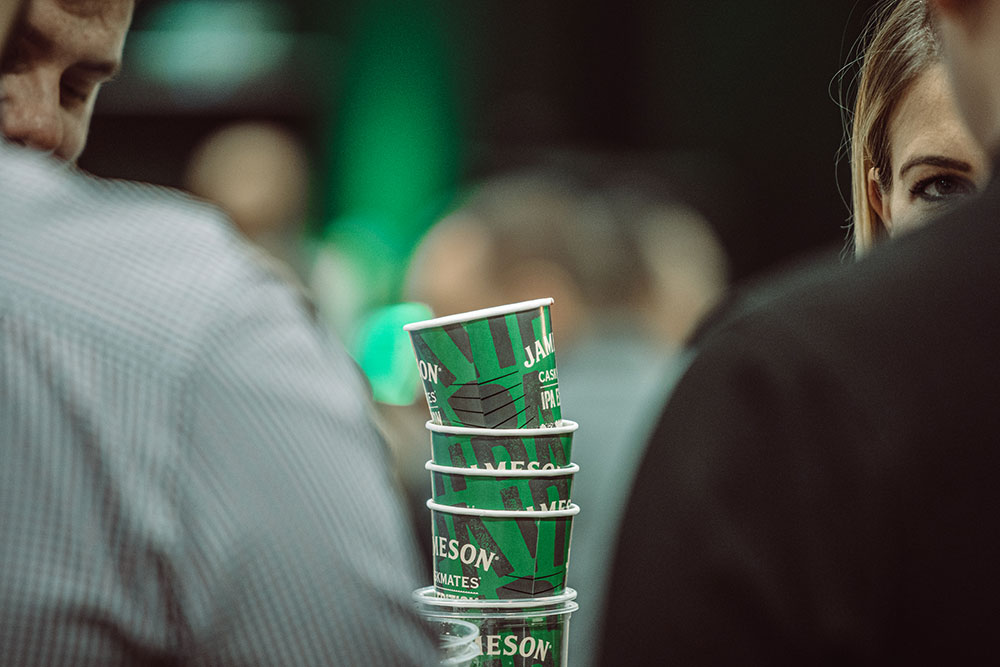 Cup stack.